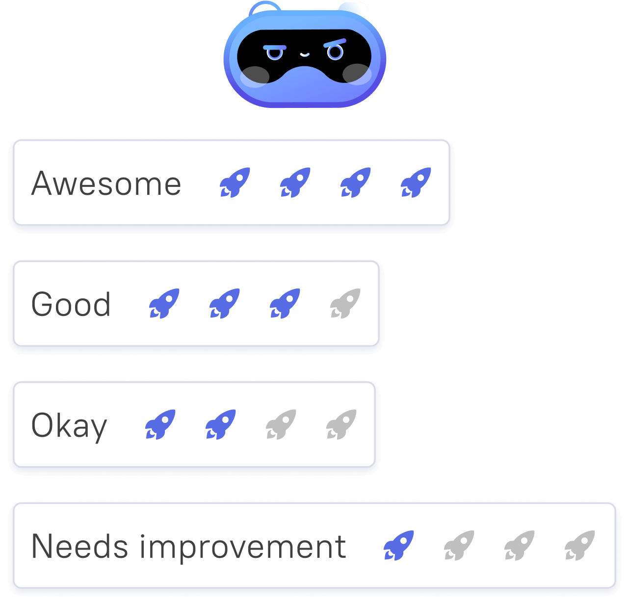 illustration of card with code feedback