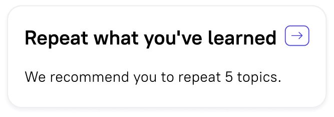 illustration of card with repeat